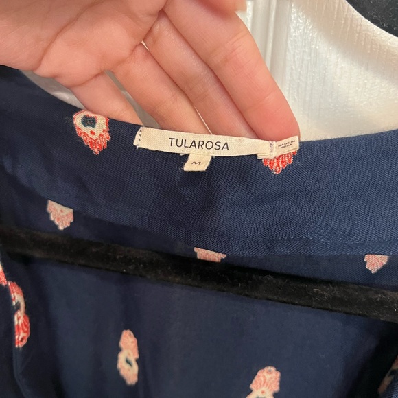 Tularosa Sid Wrap Dress in Navy size small maxi dress - Rayon blend - Picture 5 of 6